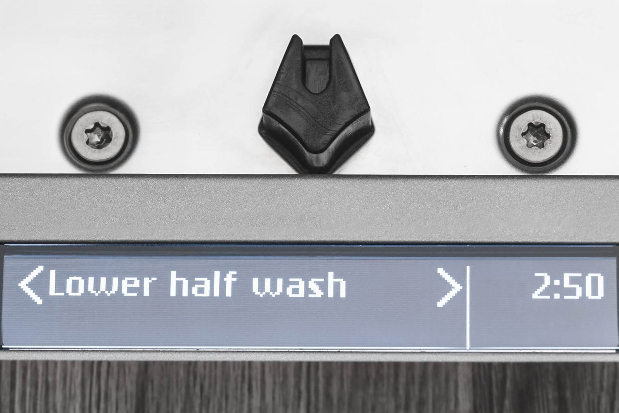 Lower half wash