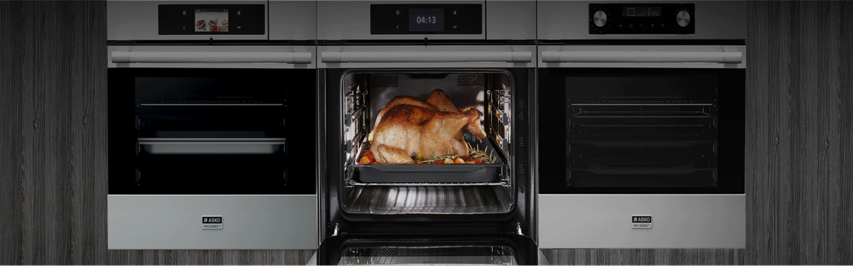 Los hornos ASKO están construidos con un diseño único y la más alta calidad. Gama completa de hornos excepcionales para tu cocina.