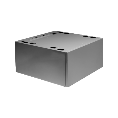 Pedestal drawer w. shelf Stainless Steel