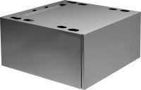 Pedestal drawer w. shelf Stainless Steel
